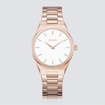  Burker  Emma Rose Gold White Kadin Kol Saati