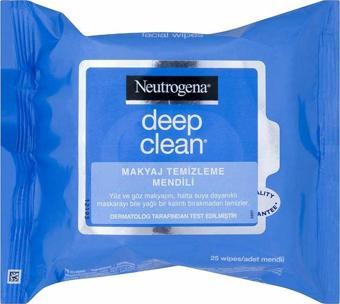 Neutrogena Deep Clean 25'li Makyaj Temizleme Mendili