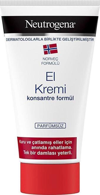 Neutrogena Norveç Formülü Parfümsüz 75 ml El Kremi
