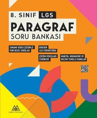 8. Sınıf LGS Paragraf Soru Bankası - Kolektif  - Marsis Yayınları