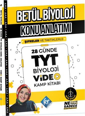 TYT Betül Biyoloji Konu Anlatımı 28 Günde Video Kamp Kitabı KR Akademi Yayınları - KR Akademi