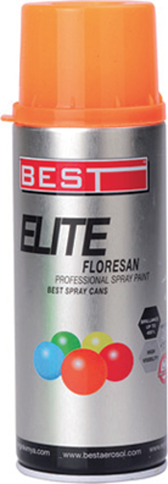 Best Elite Floresan Turuncu Sprey Boya 400Ml 258-01