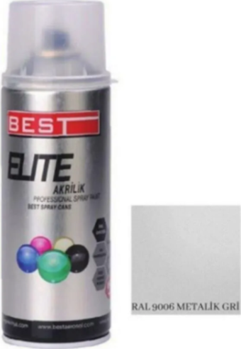 Best Elite Sprey Boya Metal Gri Ral9006 400Ml