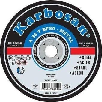 Karbosan Metal Kesici Taş 180X3X22 Plus 910130