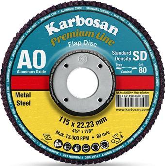 Karbosan 115X22.23 Premium Line Ao Sd Flap Disk Zımpara 40 Kum 982970