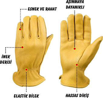 Nurgaz Dana Derisi Eldiven Ng 174 Xl