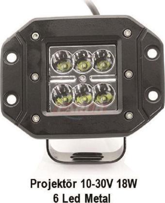 ESER Çalışma Lambası Projektör 10-30v 18w 6 Ledli Br3010563