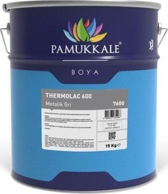 Pamukkale Thermolac 600 Derece Isıya Dayanıklı Boya 2.5 Kg Metalik Gri