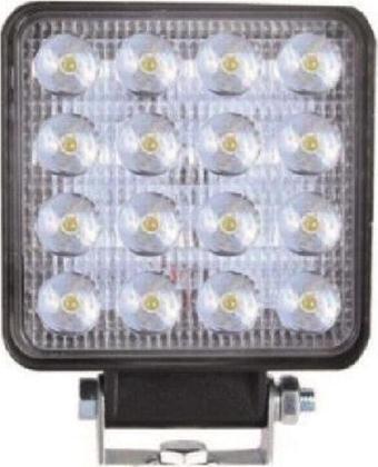 Carub Çalışma Lamba Kare 16 Led Metal 12v - 110v