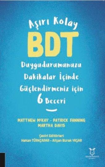 Aşırı Kolay BDT - Martha Davis - Akademisyen Kitabevi