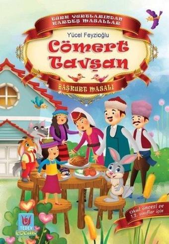 Cömert Tavşan-Başkurt Masalı - Yücel Feyzioğlu - Türk Edebiyatı Vakfı Yayınları