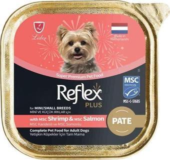 Reflex Plus Pate Msc Karidesli Ve Msc Somonlu Mini Ve Küçük Irk Yetişkin Köpek Konservesi 85 Gr