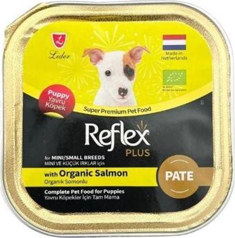 Reflex Plus Pate Organik Somonlu Mini Ve Küçük Irk Yavru Köpek Konservesi 85gr