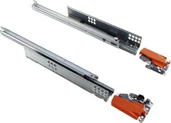 BLUM 550F5000.03 50 CM BAS AÇ TANDEM TEK AÇILIM ÇEKMECE RAYI ( MANDAL VE BASAÇ  DAHİL )