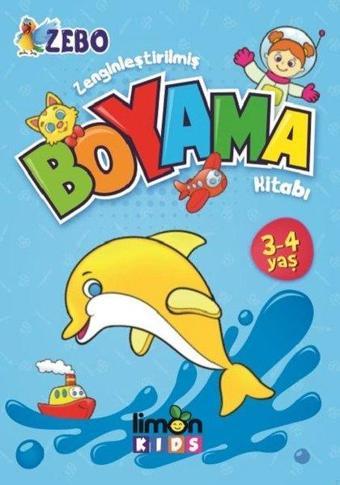Zenginleştirilmiş Boyama Kitabı 3-4 Yaş - Kolektif  - Limonkids