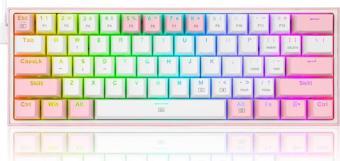 K617 Fizz Rgb Red Switch Kablolu White/pink Compact Gaming (OYUNCU) Klavye