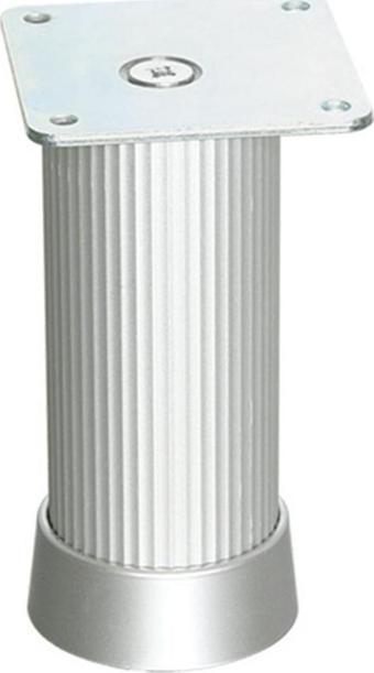 EROĞLU ÇAP 40 ALÜMİNYUM YUVARLAK ÇİZGİLİ AYAK MATKROM 10 CM