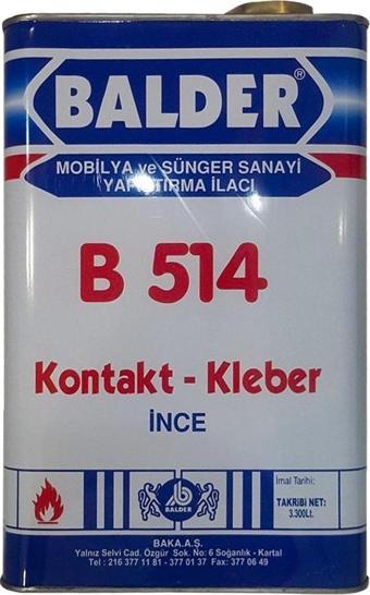 BALDER BALLY YAPIŞTIRICI İNCE GALON 3.3 LT