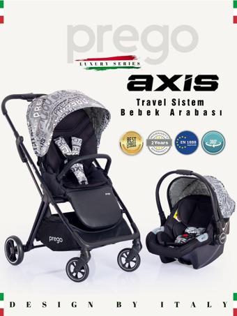 Prego 2242 Axis 360° Dönebilen Travel Sistem Bebek Arabası