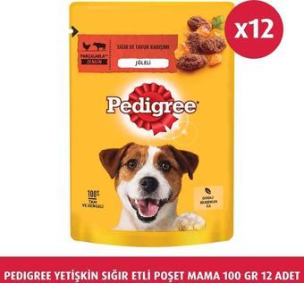 Pedigree Biftekli Poşet Yaş Mama 100 G 12X