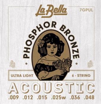 La Bella Golden Alloy Akustik Bas Gitar Teli (040-095)