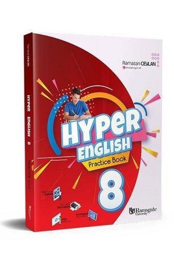 8. Sınıf Hyper English Practice Book (Quizzes & Dictionary) - Kolektif  - Ramsgate University