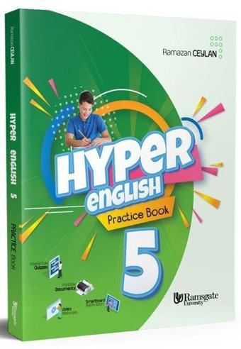5. Sınıf Hyper English Practice Book (Quizzes & Dictionary) - Kolektif  - Ramsgate University