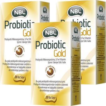 NBL Probiotic Gold 20 Stick Saşe 3 ADET 