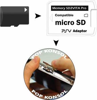 Sd2Vita Ps Vita için Hafıza Kartı Adaptörü Vita Hafıza Kartı sd2vita kart