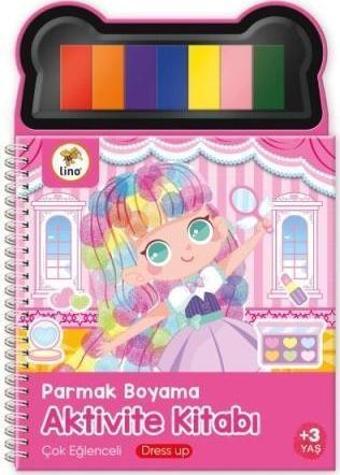 Lino Parmak Boyama Aktivite Kitabı // Dress Up