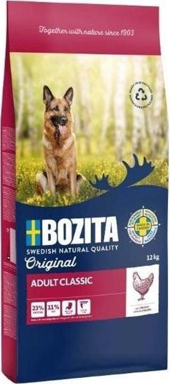 Bozita Original Classic Tavuk Etli Yetişkin Köpek Maması 12 Kg