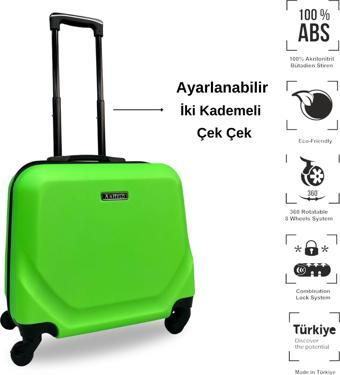 Anhelo Traveller Abs Hostes-pilot Boy Valiz  Neon Yeşil