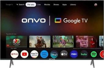 Onvo 55OVF9000 4K Ultra HD 55" 140 Ekran Uydu Alıcılı Google Smart QLED TV