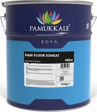 Pamukkale 4804 Solventsiz Zemin Kaplama 18 Kg+6 Kg Beyaz Ral 9016