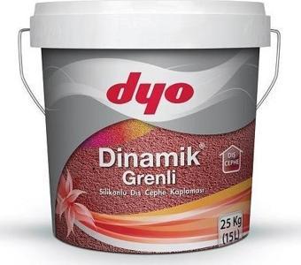 Dyo Dinamik Grenli Silikonlu Dış Cephe Kaplaması 25 Kg Beyaz