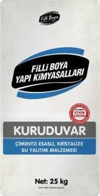 Filli Boya Kuruduvar Kristalize Su Yalıtım Malzemesi 25 Kg