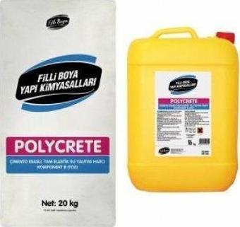 Filli Boya Polycrete Su Yalıtım 20 Kg Toz+10 Kg Sıvı