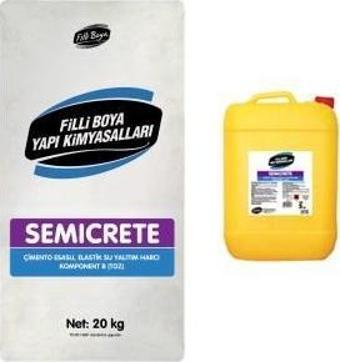 Filli Boya Semicrete Su Yalıtım 20 Kg Toz+5 Kg Sıvı