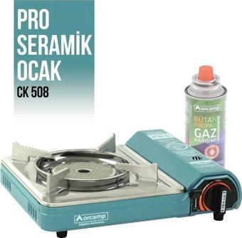 Orcamp Tekli Portatif Pro Seramik Ocak Mavi CK-508