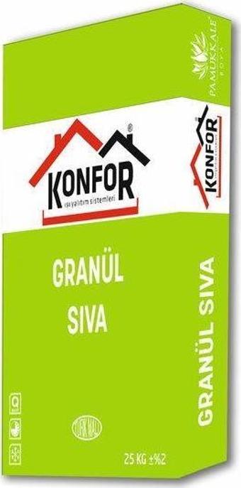 Konfor Granül Sıva İnce Beyaz 25 Kg