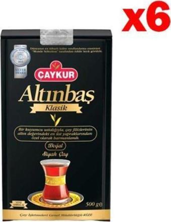 Çaykur Altınbaş Çay 500 Gram X 6 Adet