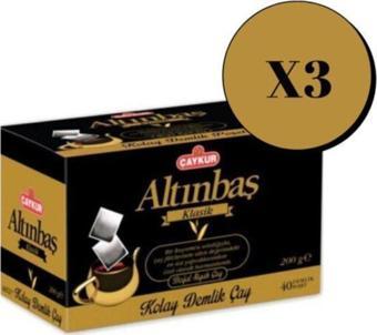 Çaykur Altınbaş Demlik Çay 200 Gr X 3Lü