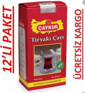 Çaykur Tiryaki Siyah Dökme Çay 12 X 1 Kg