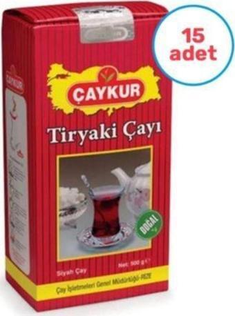 Çaykur Tiryaki Siyah Dökme Çay 500Gr X 15 Adet