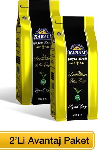 Karali Çay Karali Premium Filiz Dökme Siyah Çay 500 Gr X 2 Adet