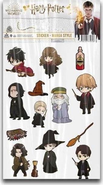 Harry Potter Wizarding World Karakterler Manga Style Sticker