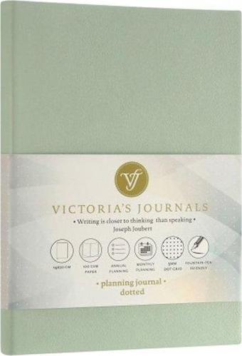 Victorias Journals Smyth Esnek Kapak Planlayıcı Defter Yeşil