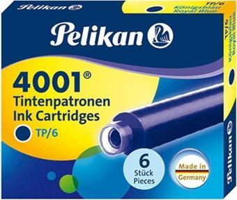 Pelikan 6lı Dolmakalem Kartuşu Küçük Mavi 4001