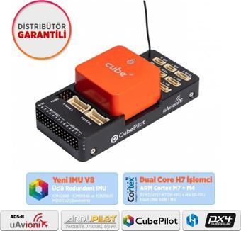 CubePilot Pixhawk The Cube Orange+ (IMU V8) Standard Set Otopilot Sistemi (ADS-B Carrier Board) -(Distribütör Garantili)