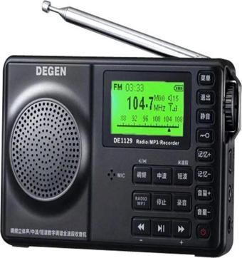 DE-1129 FM Stereo/AM/SW DSP ATS 4GB MP3 Çalar Dijital Kaydedici Taşınabilir Çok Fonksiyonlu Radyo